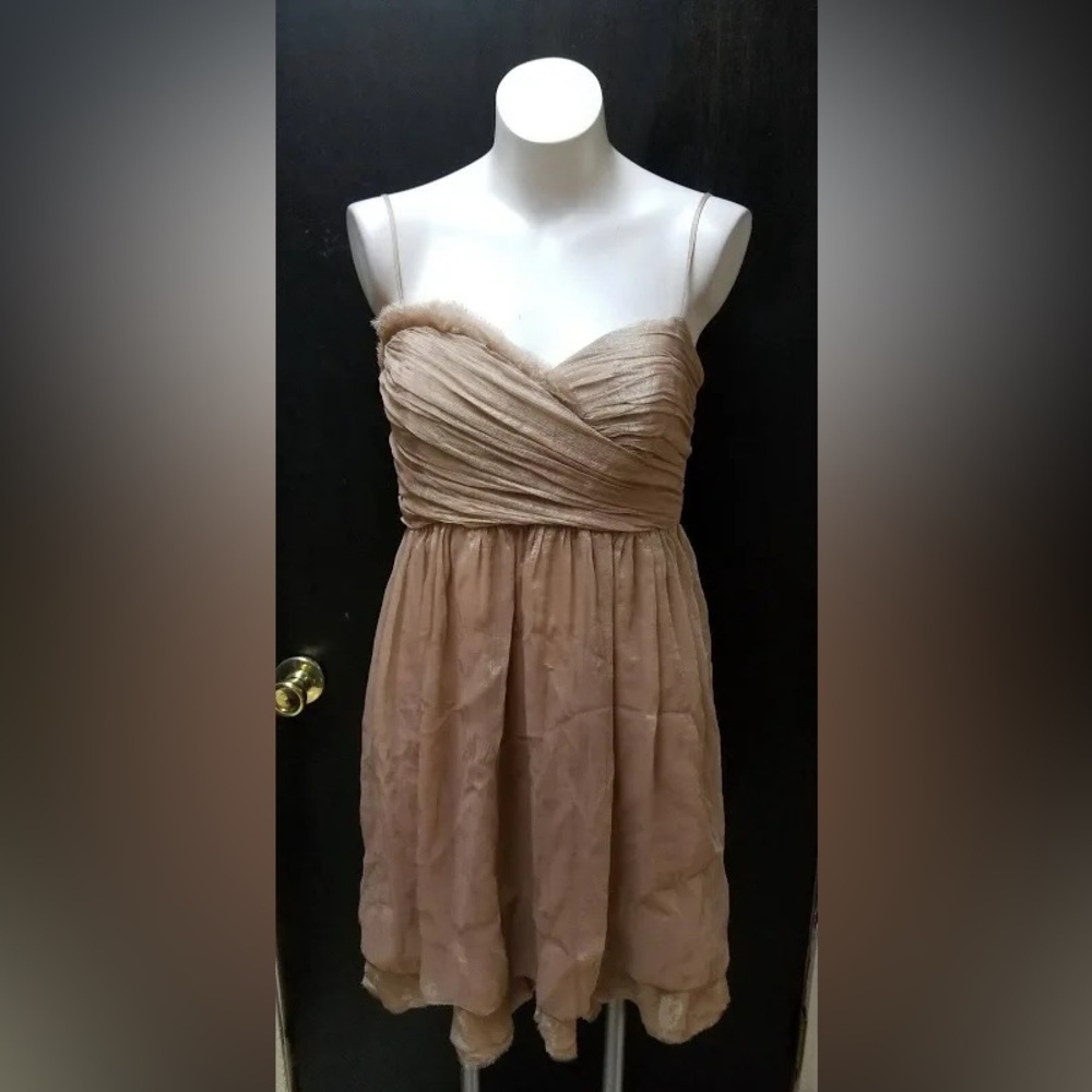 BCBGeneration asymmetric ruffle dress - chiffon.